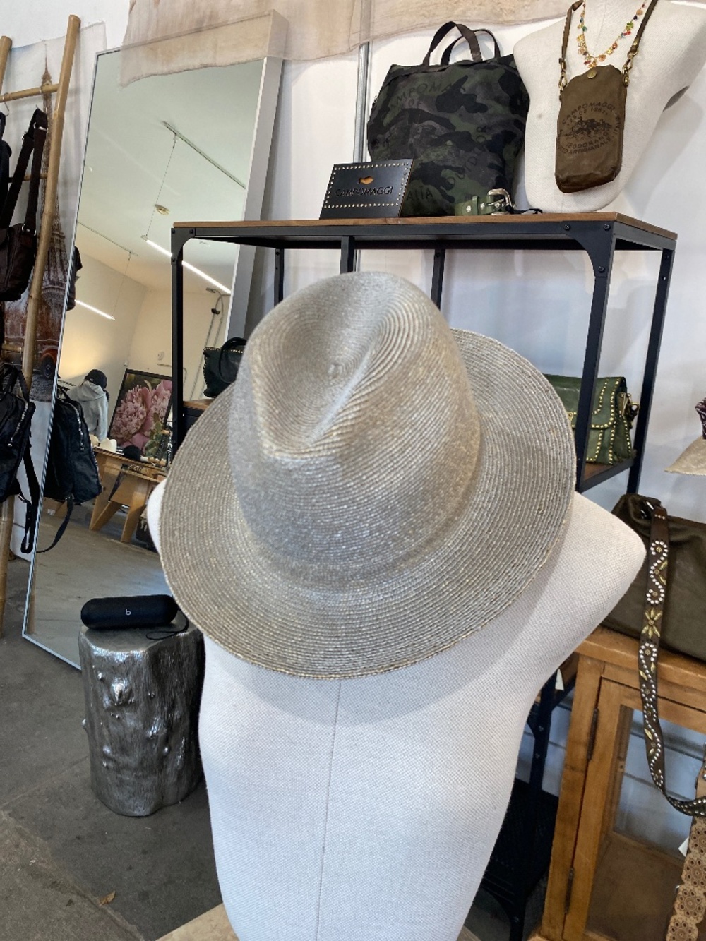 Reinhard Plank Straw Hat in Silver Gray